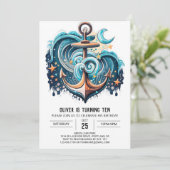 デジタルいかりボホシック誕生日 招待状 (スタンド正面)