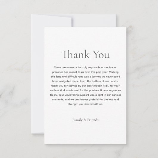 デジタルお悔やみ御礼カード 永遠の思い出 招待状 (正面)