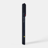 デジタルで描かれたカンディンスキーの「いくつかの円」 iPhoneケース (右側面)