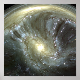 デジタルによって変えられる銀河系 ポスター