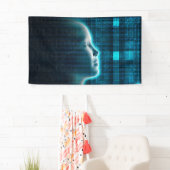 デジタルの人工知能の進化 横断幕 (インサイチュ)