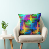 デジタルの非常に色のブラシストロークの汚れ クッション (椅子)