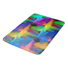 デジタルの非常に色のブラシストロークの汚れ バスマット