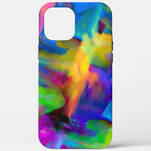 デジタルの非常に色のブラシストロークの汚れ Case-Mate iPhoneケース (裏面)