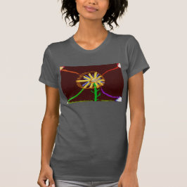 デジタルひまわり レディースTシャツ Tシャツ