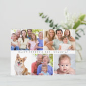 デジタルまたはプリントハッピー父の日おじいちゃん写真 シーズンカード (スタンド正面)