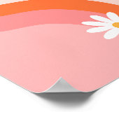 デジタルまたは印刷されたGroovyウェルカムサイン ポスター (角)