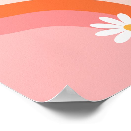 デジタルまたは印刷されたGroovyウェルカムサイン ポスター (角)