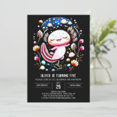 デジタルアクソロテルアンダーザシー誕生日 招待状 (スタンド正面)