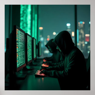 デジタルアンダーワールドAIの影 ポスター