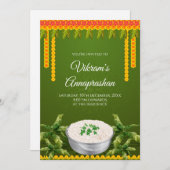 デジタルアンナプラシャン招待状 ライスフィーディング招待 招待状 (正面/裏面)