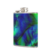 デジタルアーカッコいいトモダン抽象芸術ユニーク フラスク (左)