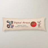 デジタルアーティストベッド&抱き枕 ボディピロー (裏面)