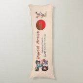 デジタルアーティストベッド&抱き枕 ボディピロー (正面縦)