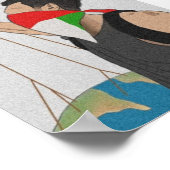 デジタルアートによる「新しい時代」イベントイラストレーション ポスター (角)