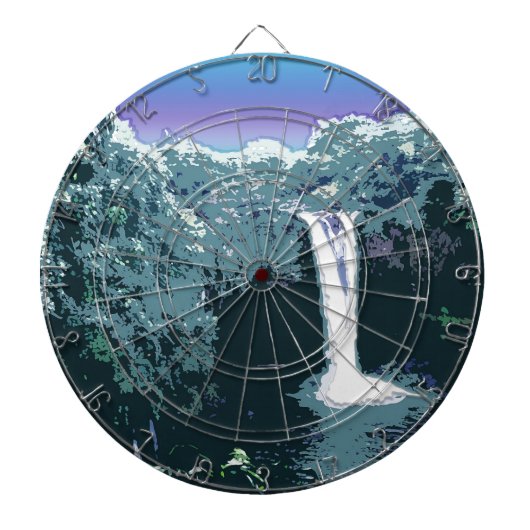 デジタルアートの滝 ダーツボード (正面)