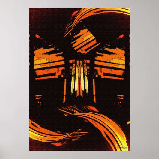 デジタルアートを上回る ポスター (正面)