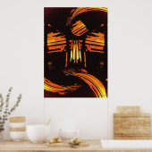 デジタルアートを上回る ポスター (キッチン)