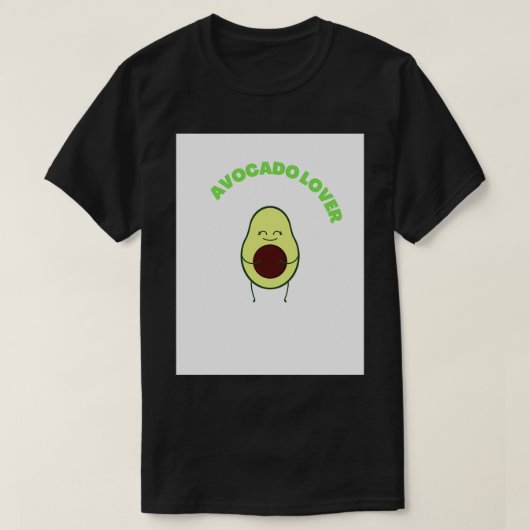 デジタルアートアボカド Tシャツ (デザイン正面)