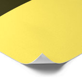 デジタルアートイエロービーチシースケープポスター ポスター (角)