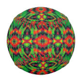 デジタルアートカッコいいモダン抽象芸術 野球ボール (裏面)