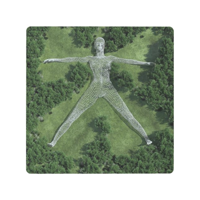 デジタルアートチャド騎士 メタルプリント (正面)