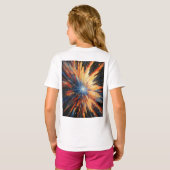 デジタルアートデザインのタイトルアイディアをいくつか紹介する Tシャツ (裏面フル)