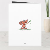 デジタルアートヴィンテージエドガー・アラン・ポー・レイヴン誕生日 カード (裏面)