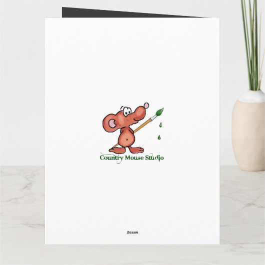 デジタルアートヴィンテージエドガー・アラン・ポー・レイヴン誕生日 カード (裏面)