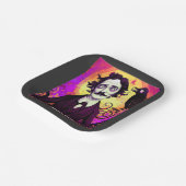 デジタルアートヴィンテージエドガー・アラン・ポー・レイヴン ペーパープレート (傾斜あり)