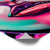 デジタルアート女子顔AIがレディーの顔を生み出す ポスター (角)