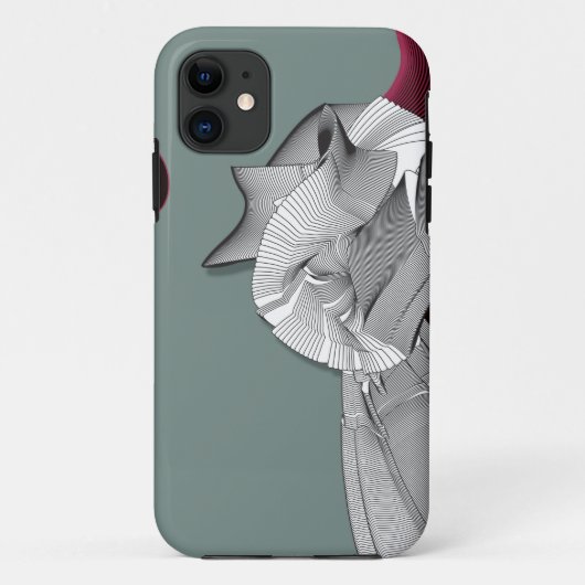 デジタルアート姿ケースメイトiPhoneケース Case-Mate iPhoneケース (裏面)