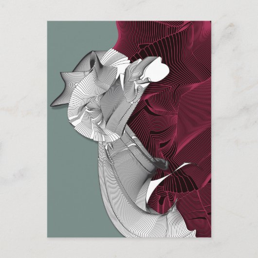 デジタルアート姿 ポストカード (正面)