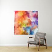 デジタルアート抽象芸術パターン。ハンドスケッチ モダン  タペストリー (インサイチュ(横))