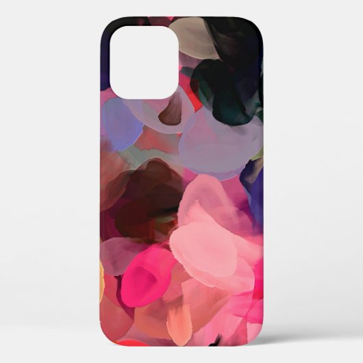 デジタルアート抽象芸術パターン。手のスケッチモダン Case-Mate iPhoneケース (裏面)
