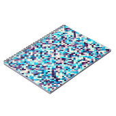 デジタルアート抽象芸術パターン。抽象芸術幾何i ノートブック (左側)