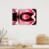 デジタルアート絵画抽象芸術の壁ポスタープリント ポスター (キッチン)