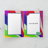 デジタルアート | ロマンチックなキス カード (内部)