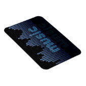 デジタルイコライザ音楽波壁 マグネット (右側)