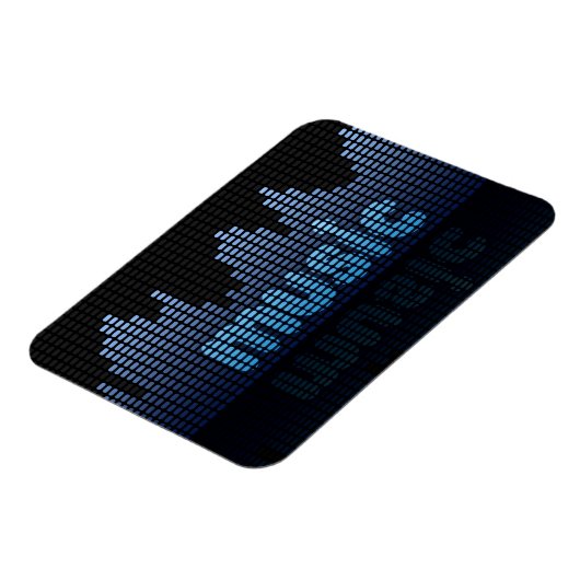 デジタルイコライザ音楽波壁 マグネット (左側)