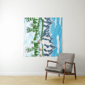 デジタルイラストレーションと銘文コーヒーt タペストリー (インサイチュ(横))