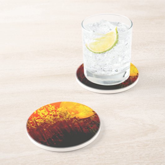 デジタルイルミネーション竹月ペイント コースター (側面)