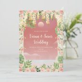 デジタルインディアン招待インディアン結婚のカード 招待状 (スタンド正面)