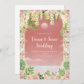 デジタルインディアン招待インディアン結婚のカード 招待状 (正面/裏面)