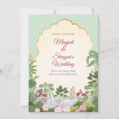 デジタルインディアン結婚式招待状ヒンドー結婚ズ 招待状 (正面)