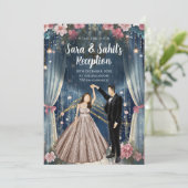 デジタルインドの結婚式場 招待状 (スタンド正面)