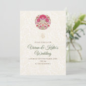 デジタルインドの結婚式招待状 & インドの招待状 招待状 (スタンド正面)