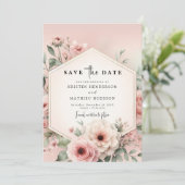デジタルウィムシーピンク結婚フローラ セーブザデート (スタンド正面)