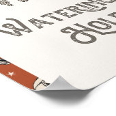 デジタルウェスタンの散水ホールサイン ポスター (角)