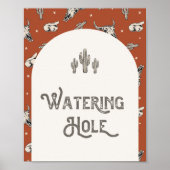 デジタルウェスタンの散水ホールサイン ポスター (正面)